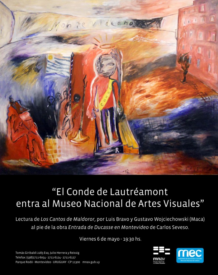  - El Conde de Lautréamont entra al Museo Nacional de Artes Visuales - Museo Nacional de Artes Visuales