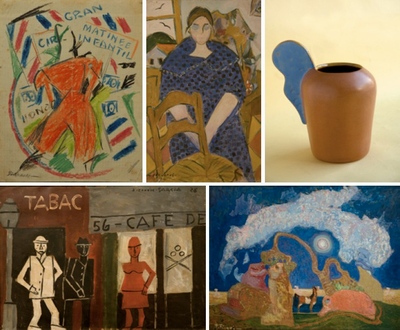 Obras de las 5 exposiciones